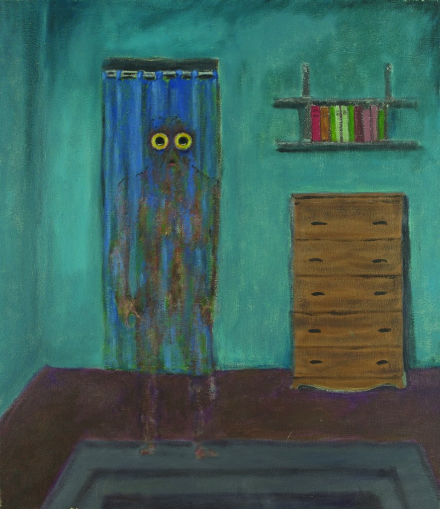 Hairy Creature in shower