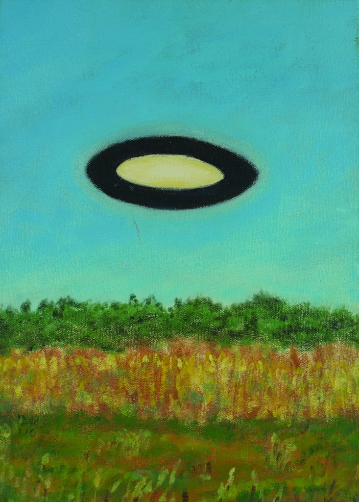 UFO above field 2