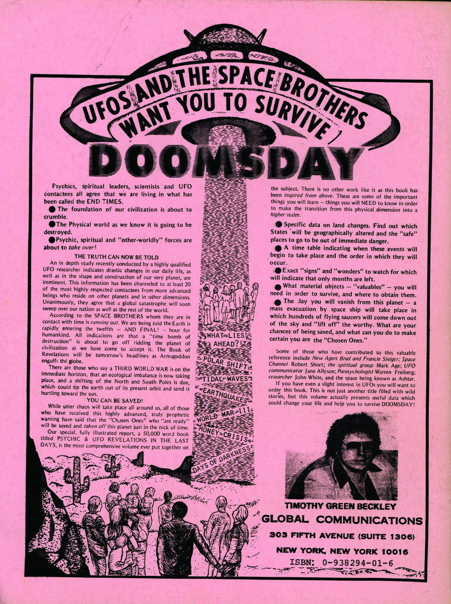 The NETWORK – Space inhabitation recruit flyer - New Horizons Opening for Brave and Hearty Pioneers